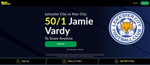FA Community Shield - Get 50/1 for Jamie Vardy to score anytime in Man City vs Leicester